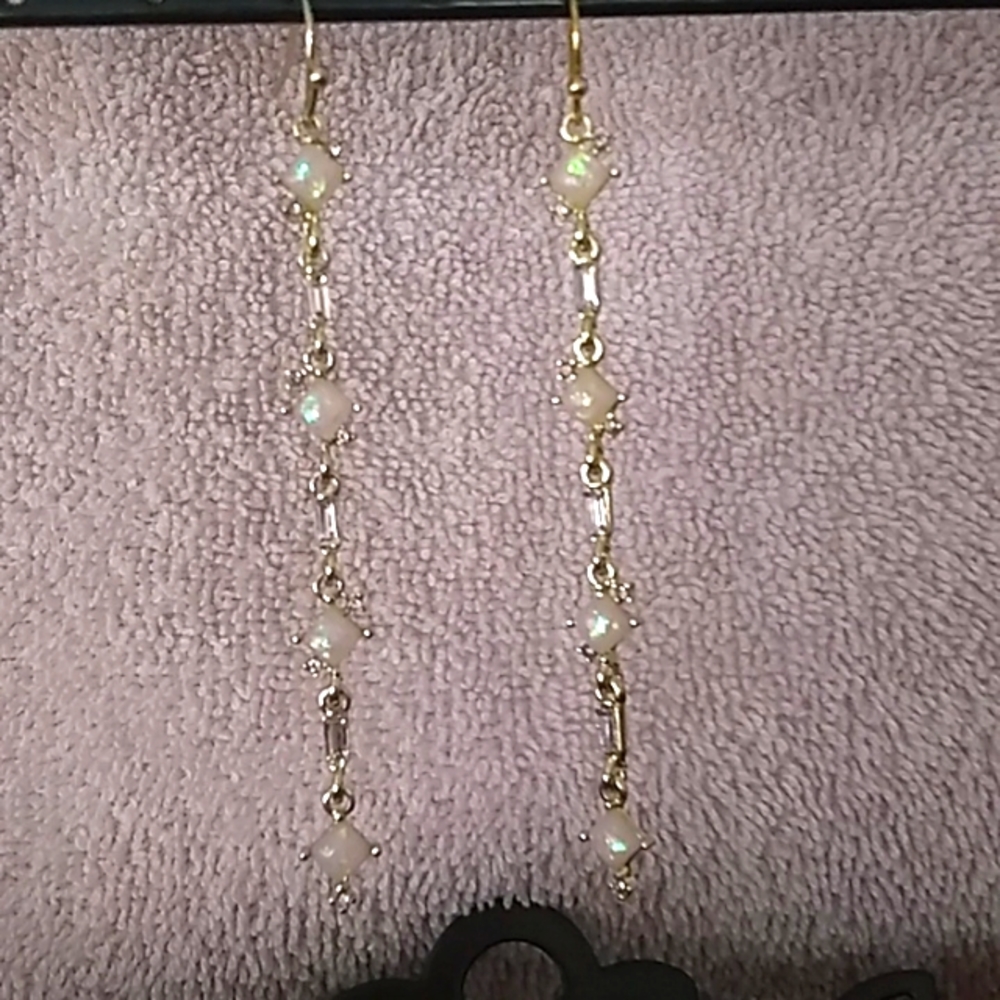 Opalescent Drop Earrings
